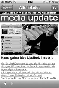 Aftonbladet skriver om ”den galna entre­prenören” Jonas Tellander.
