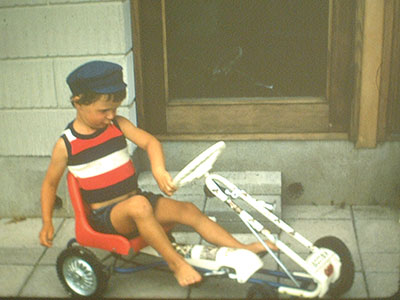 Jonas som barn. Bilden är från 1974 eller 1975.